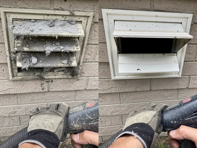 Professional dryer exhaust vent cleaning by Warwick Dryer Vent Cleaning in Warwick