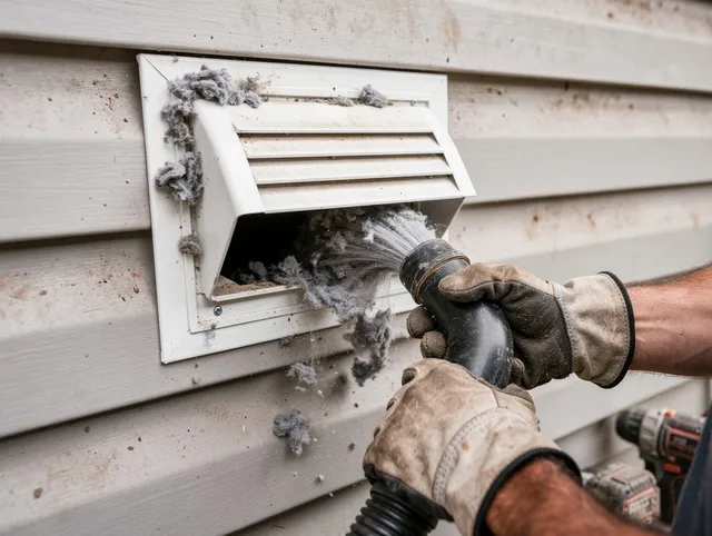 Professional dryer vent cleaning by Warwick Dryer Vent Cleaning in Warwick
