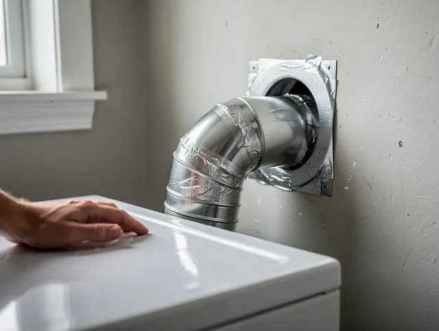 Warwick Dryer Vent Cleaning expert performing professional dryer vent repair and installation in Warwick