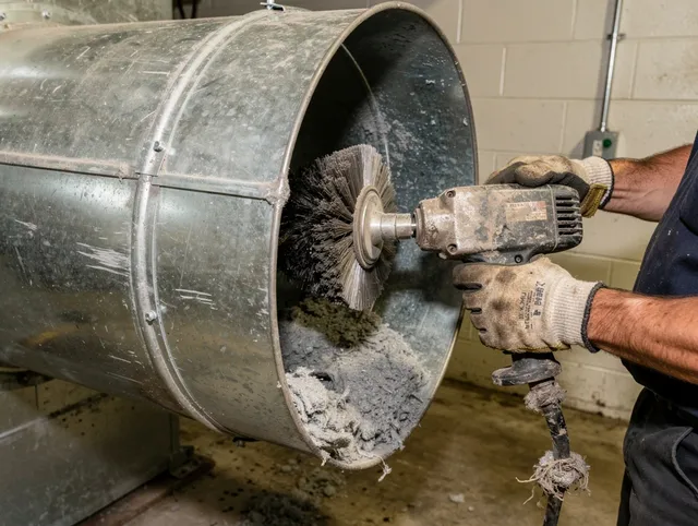 Industrial-grade dryer vent cleaning by Warwick Dryer Vent Cleaning in Warwick